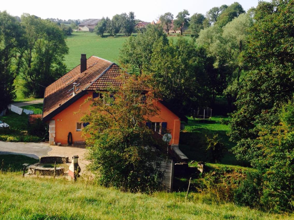 Le Moulin Des Oyes Bed and Breakfast Censeau Exteriör bild